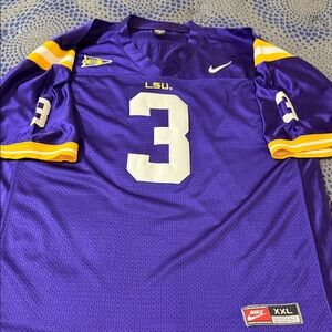 Nike Purple and Yellow LSU Jersey XXL